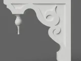 corner bracket 3d print decor decoration decorative-0