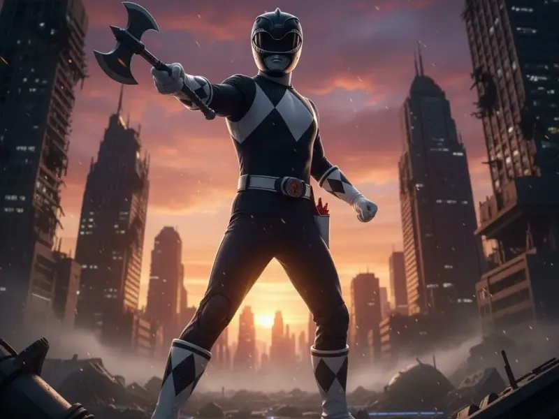POWER RANGER NEGRO (SET 4)