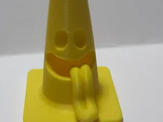 Animated traffic cone