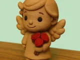 Angel With Rose-1