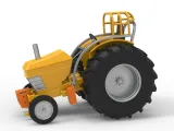 Fun Short Vintage Pulling tractor Scale 1:25-3