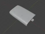 TCL AC Remote Battery Cover STL | Replacement Part (Model: 2-3