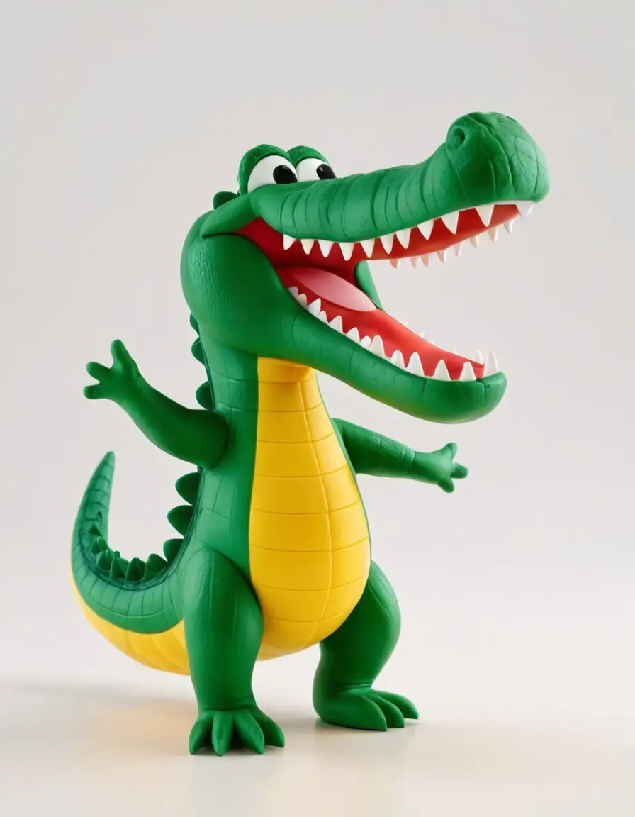ALLIGATOR FIGURINE