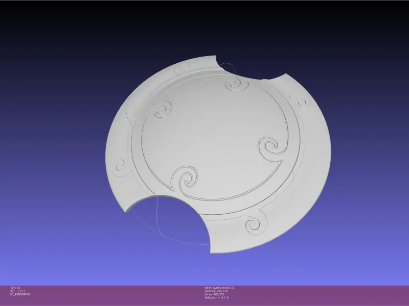 RWBY Pyrrha Nikos Scudo Montaggio stampabile