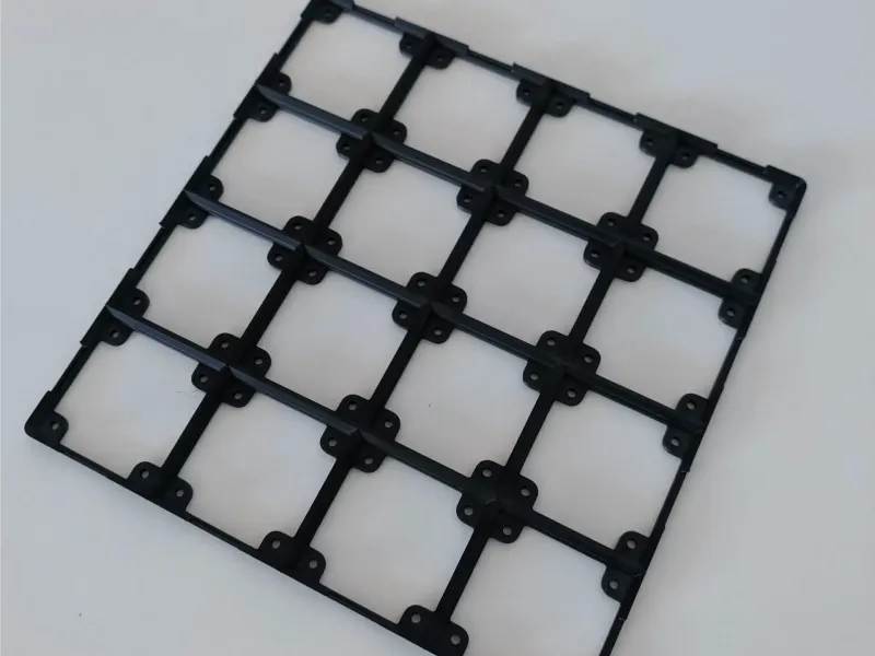 55mm Gridfinity Baseplate w Screwholes & connectable 220x220