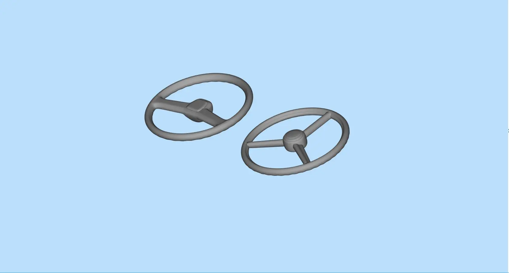 Volante para camião semi-modelo kits Impressão 3d STL grátis
