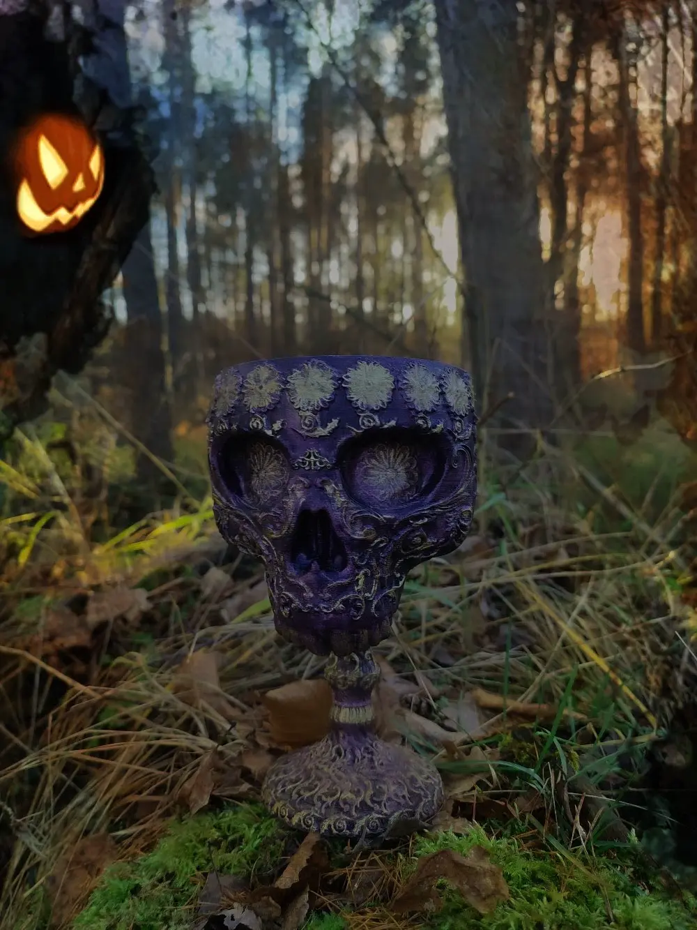 Ornamental Deluxe Skull Chalice