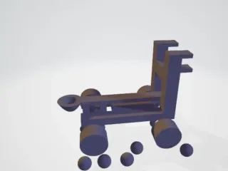 Rubber Band Catapult