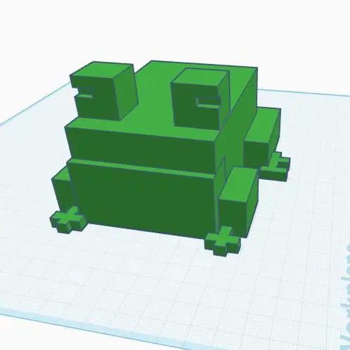 Free Other STL Download - Minecraft Frogby TrashyPrinting