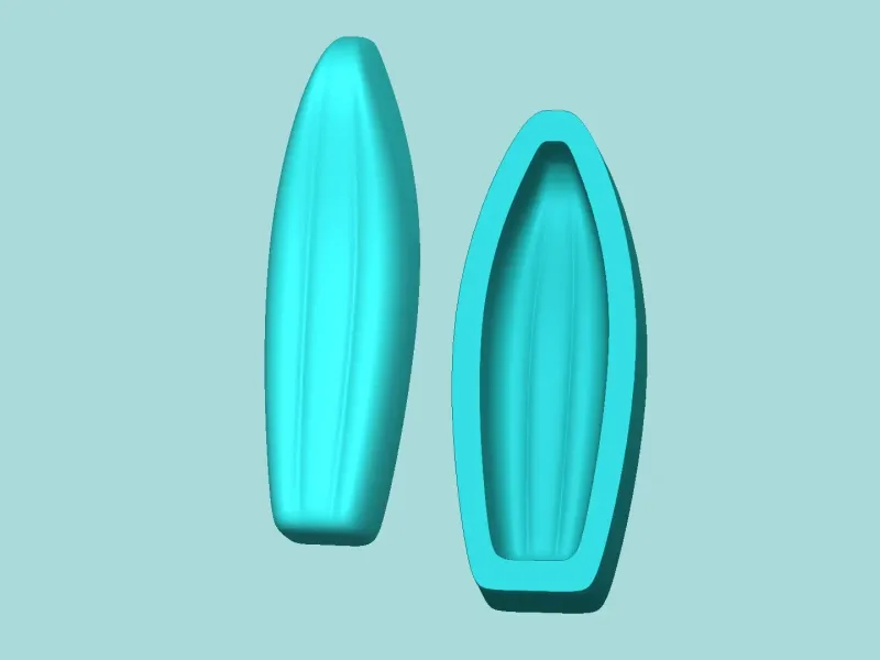 Sunflower Petal 04 - Silicone Mold Maker - Template