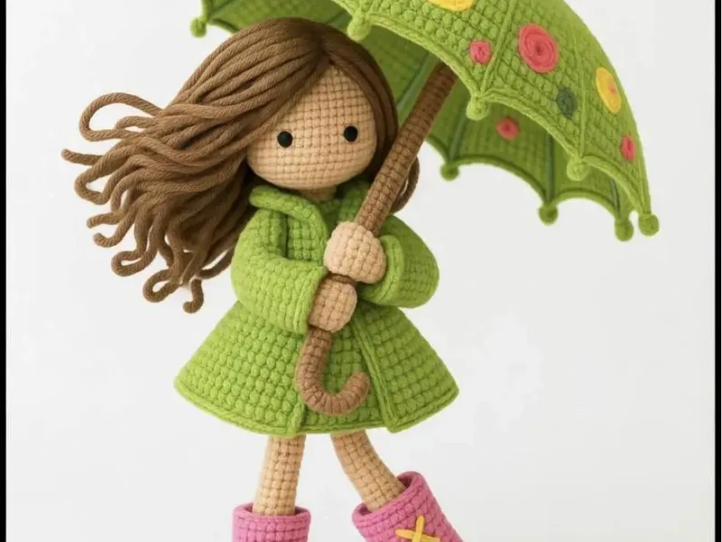 knitting rag doll