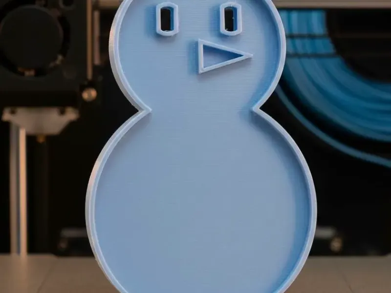 Snowman cookie cutter