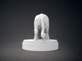 Low Poly Panther Statue-7