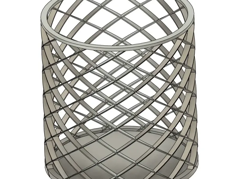 Geometric Pen Holder