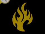 Simple Flame Symbol - 2D Art-0