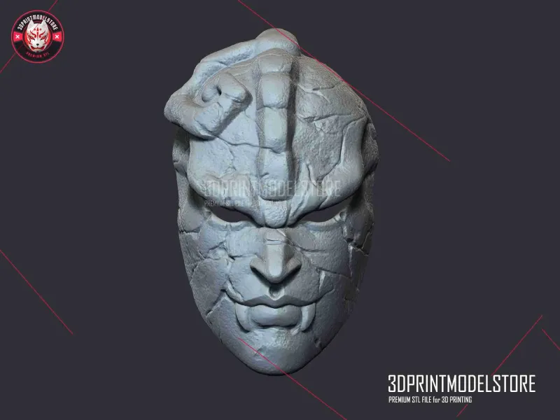Jojo Bizarre Adventure Stone Mask - Anime Halloween Cosplay