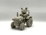 Pig on Tractor-1
