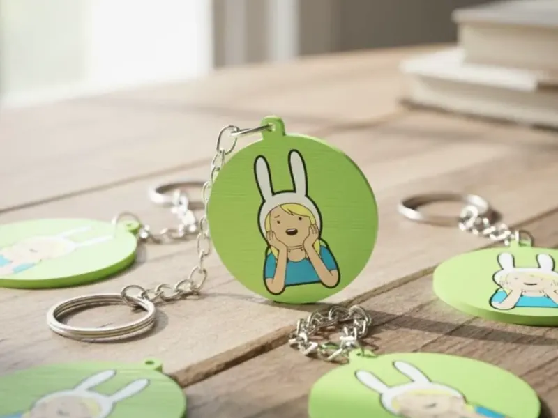 Fionna keychain from Adventure time Fionna and Cake