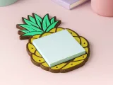 Pineapple Sticky Note Holder | Fun Tropical Desk Organizer-0