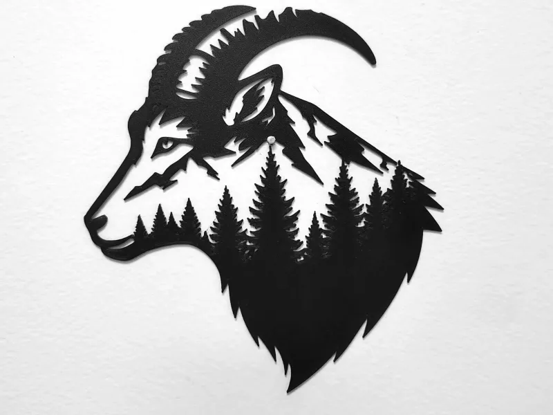 Goat wallart