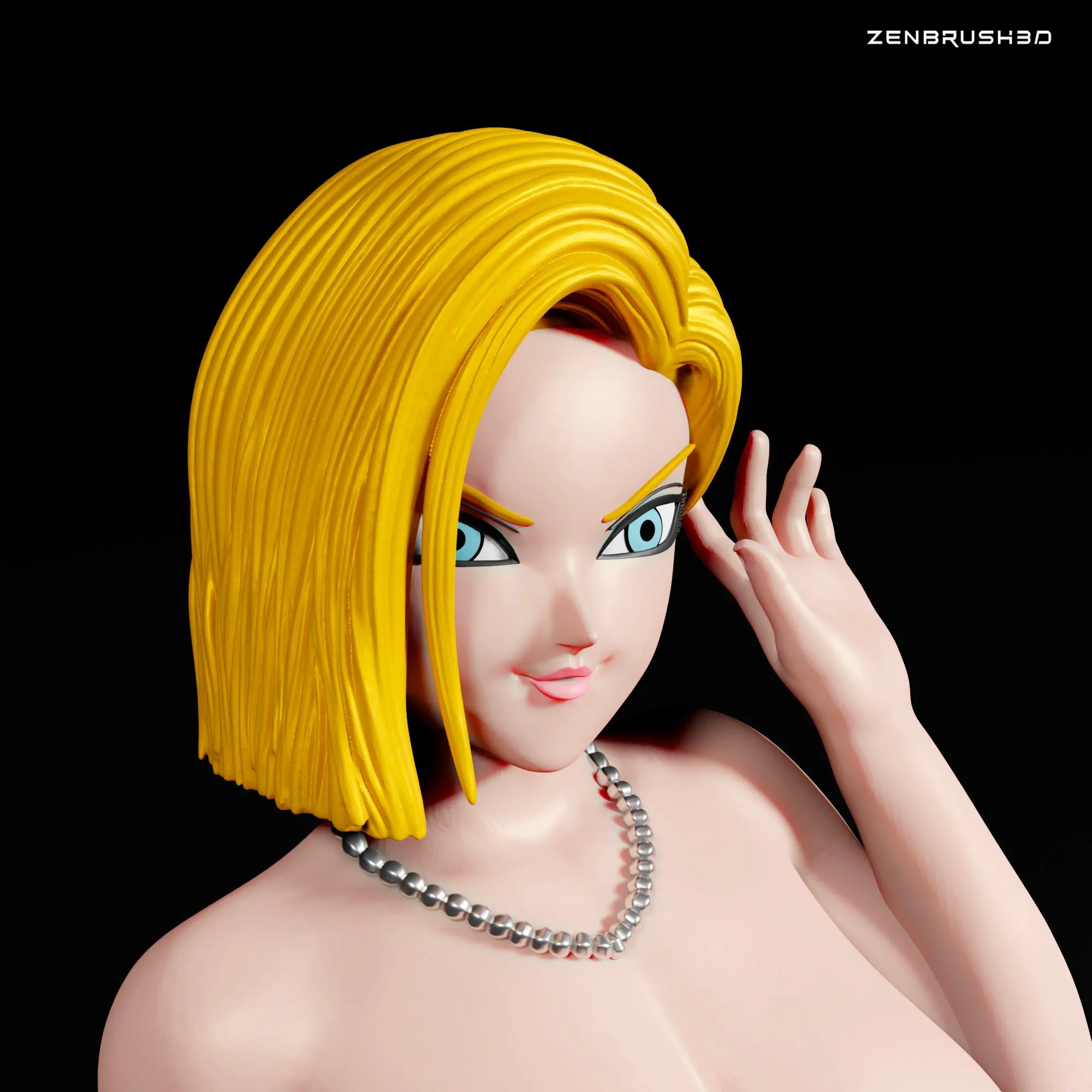ANDROIDE 18 - DBZ - OUTFIT BIKINI - NSFW STL