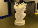 Fire Elemental Demon Bust Statue DnD dungeons and dragons-1