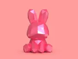 Lowpoly rabbit-0