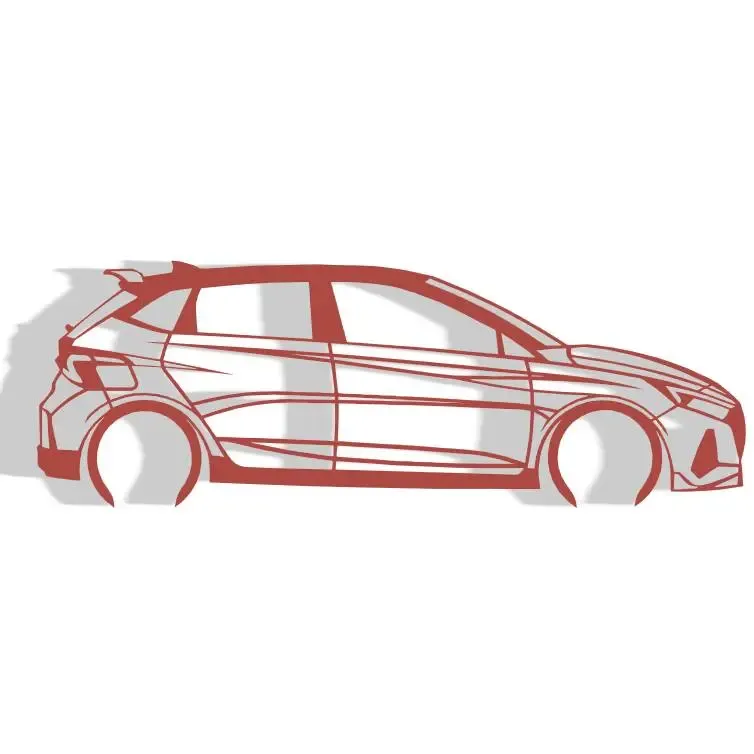 Hyundai İ20 N - Silhouette Wall Decoration