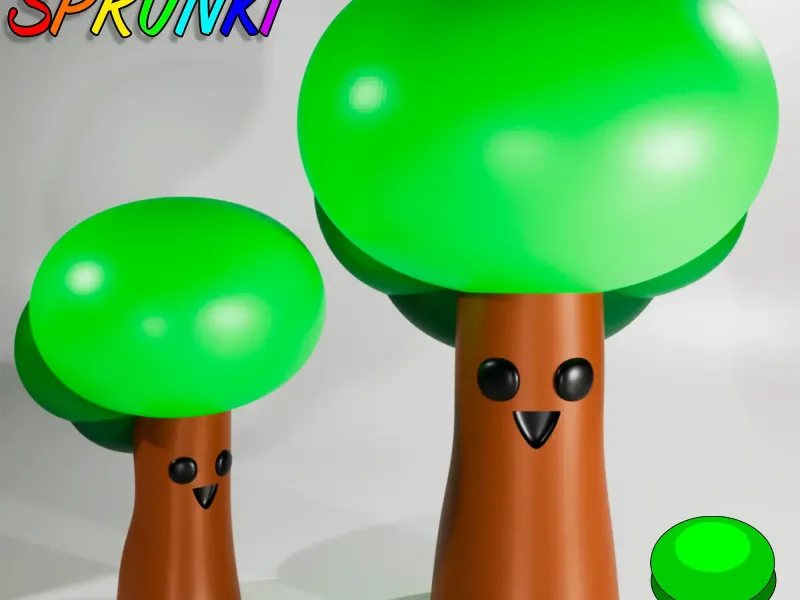 MR. TREE SPRUNKI INCREDIBOX TREE | Sprunki 3D Model STL Art