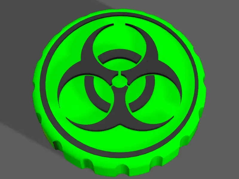 Biohazard - Stash Jar Lid