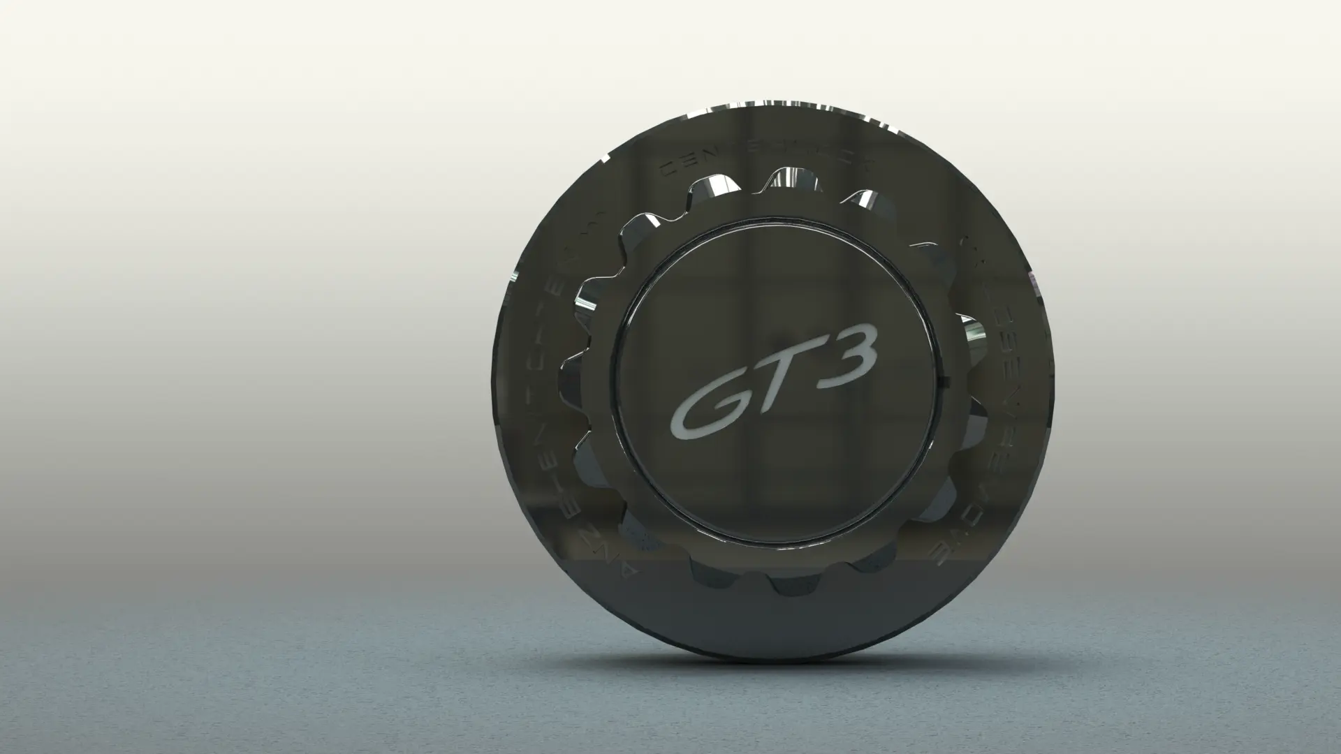 Porsche center lock 3d model