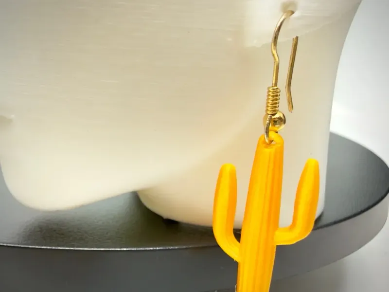 2 arm Saguaro earring