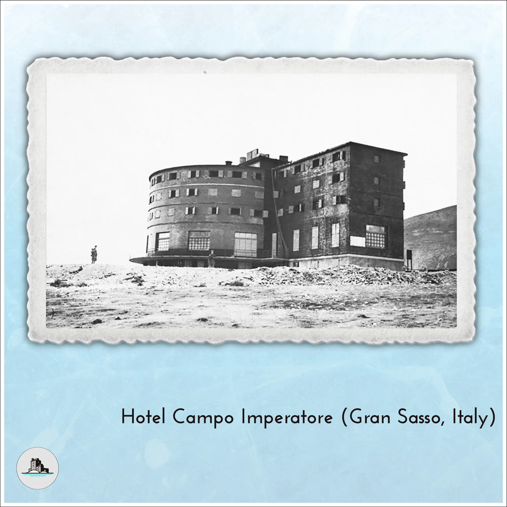 Hotel Campo Imperatore (Gran Sasso, Italia), escapada de Mussol