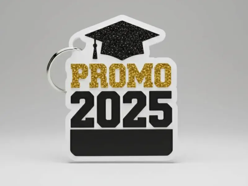 your name graduation keychain