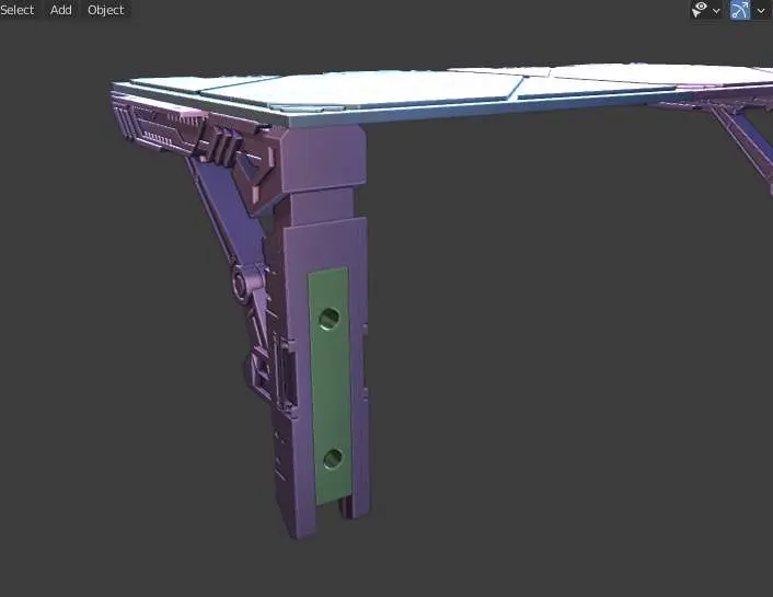 Wall Rack Shelf Storage with Futuristic theme