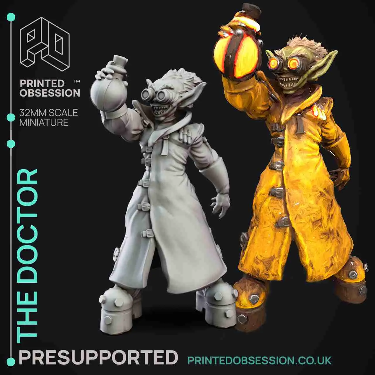 The Doctor - Goblin Alchemist- Goblin Brewers-Presupported -
