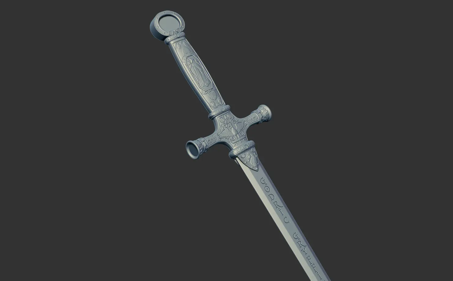 The sword of Gryffindor 3d print model