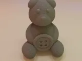 Tiny Button Teddy Bear-3