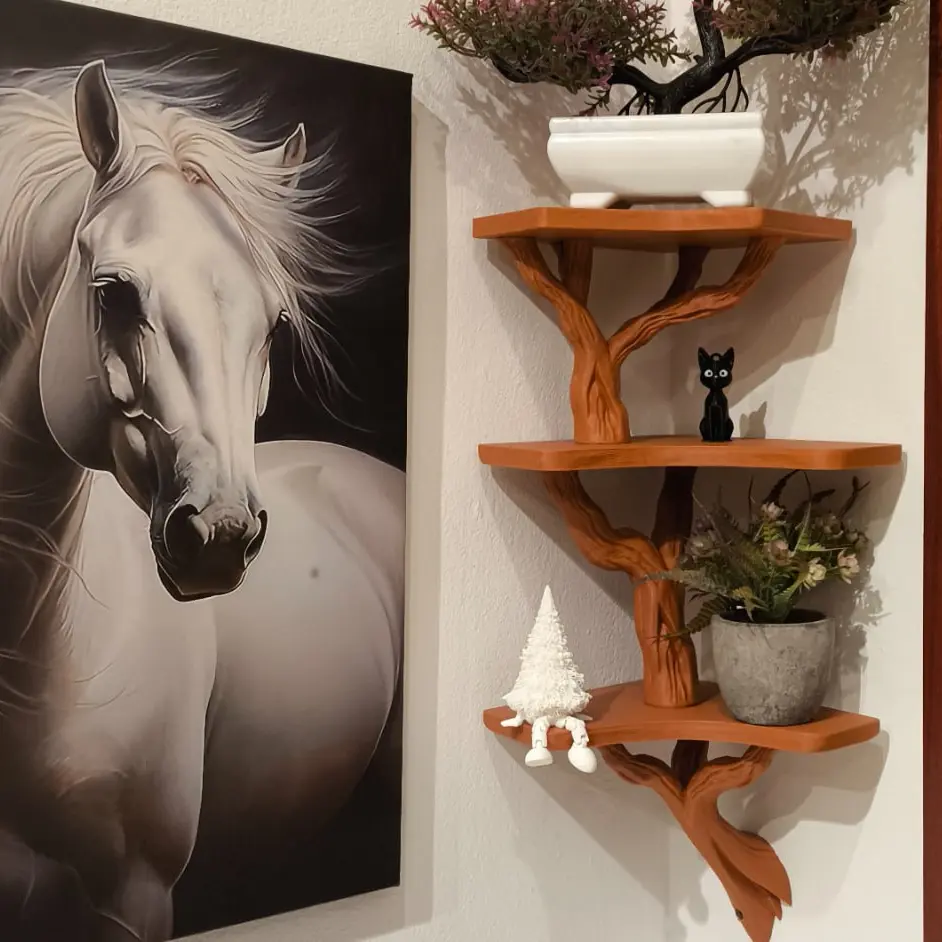 Estante de ramas shelf