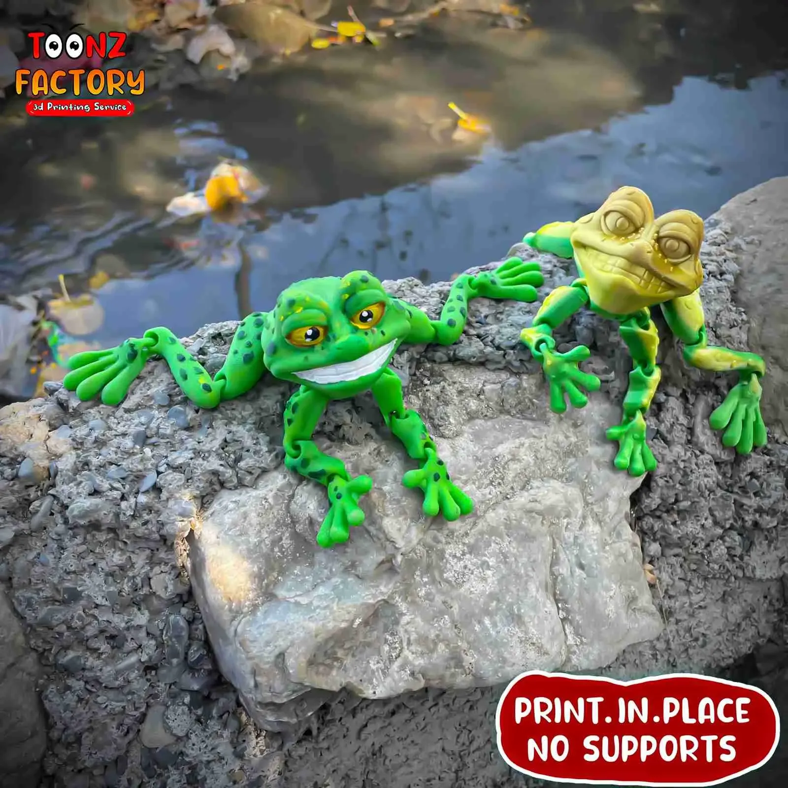PRINT-IN-PLACE FLEXI TOAD ARTICULATED