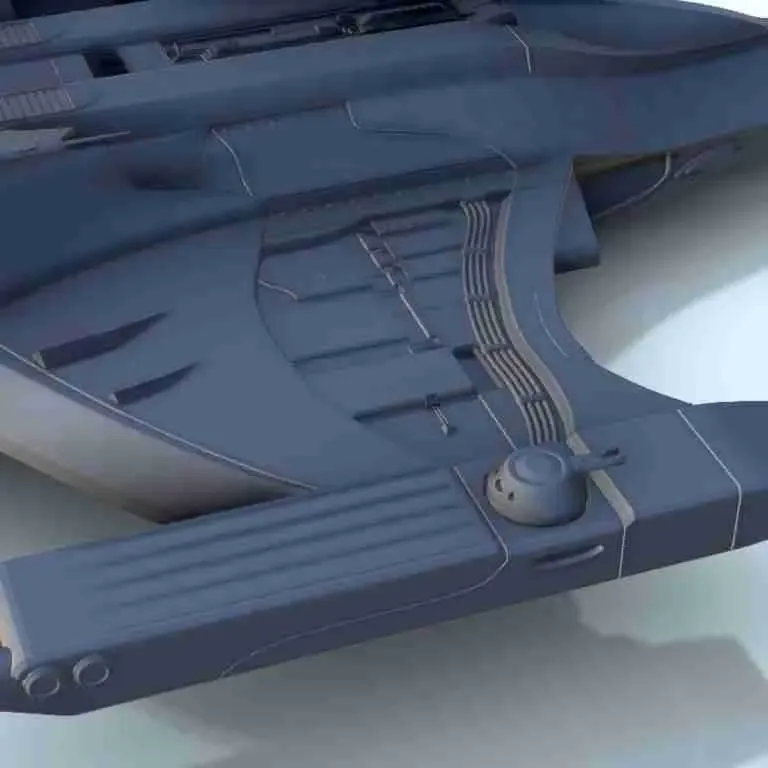 Thallo spaceship 4 - sci-fi science fiction future 40k legio