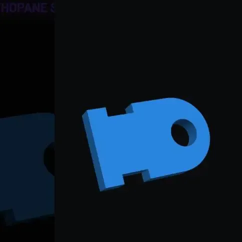 connector for lithopanes sphears