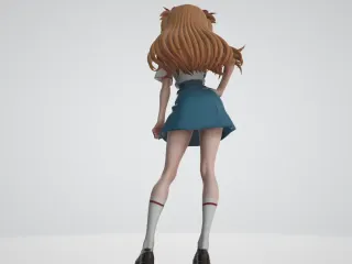 Asuka estudiante