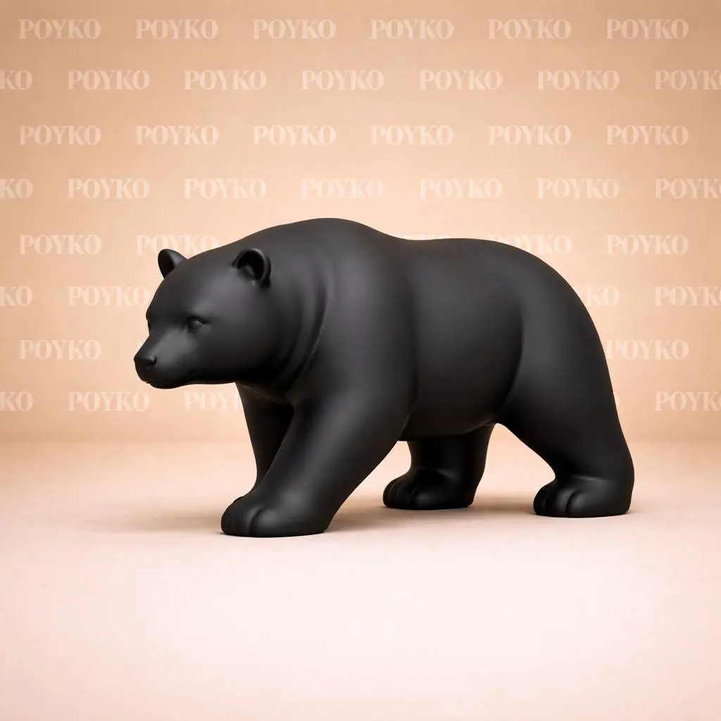 Bear Sculpture - Minimalist Home Decor