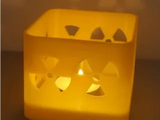 Radioactive Tealight Lightbox