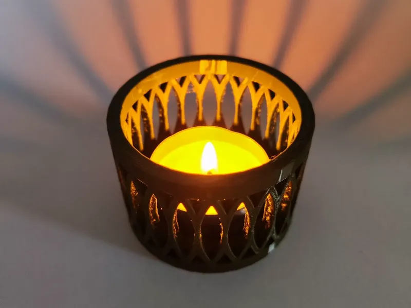 Portacandele geometrico minimalista | Tealight