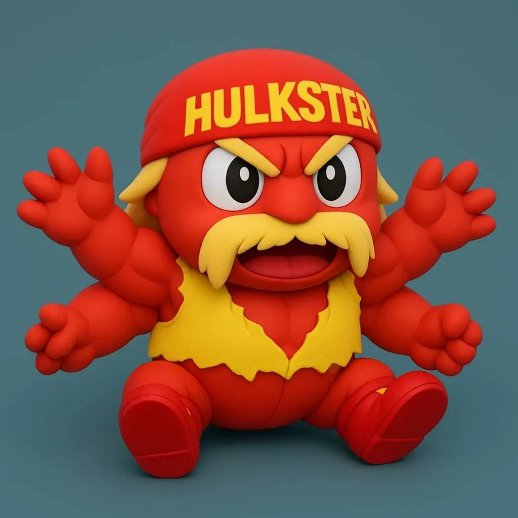 Hulkamachamp – Wrestling Pokémon Style Figure