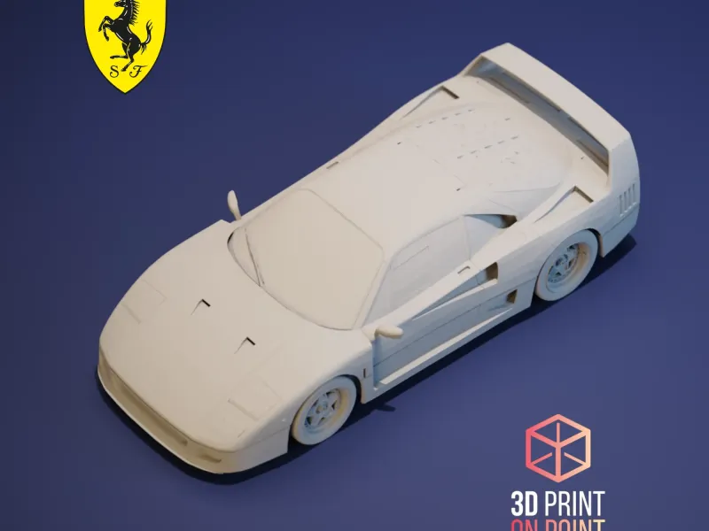 フェラーリ F40 ヴィンテージ - 3Dモデル