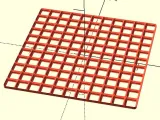 Medium Sizes Gridfinity Half Size Thin Bases-0