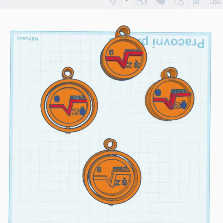 Free Other STL Download - School Keychainby superdavid0505